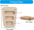 BUBEFSKD Finger Strengthening Board Compacts Wood Climbing Board Portables Fingerboard For Rock Climbing Training