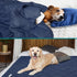 PetAmi Premium Cooling Dog Blanket, Lightweight Fluffy Pet Throw Bed Cover for Dogs, Reversible Fuzzy Cozy 40x60