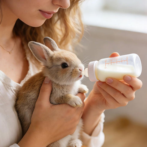 40 0.98X0.63 Inch POPETPOP Pcs Silicone Pet Feeding Nipple - Replacement Bottle Nipples for Kittens & Puppy, Newborn