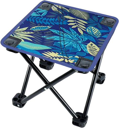 Aymzbd Camping Stool Recliner Foot Rest Mini Folding Stool Footrest Ottoman Ultralight Foldable Foot Stool for Barbecue
