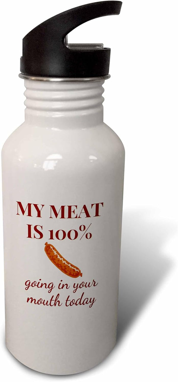 3dRose Text of Meat is 100 percent going in your mouth today