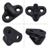 Kayak Lashing Hooks - 4pcs Nylon J Shape Hooks with Flat Head Screws for Kayak Canoe Paddle Board Rigging