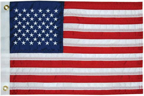 TAYLOR MADE PRODUCTS 50-Star US Boat Flag, 16" x 24", American Red, White & Blue