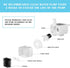PETNF Replacement Pump for Cat Water Fountain with LED Light, Compatible with 3L/101OZ Transparency Fountain
