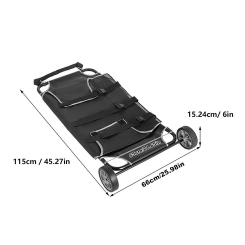 220lbs 45 22Inch Large Dog Stretcher with Wheels * Pet Transport Trolley Animal Carrier Animal Stretcher Pet Trolley