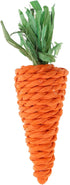 WOZUN 5-Piece Rabbits Chew Toy Natural Grass Carrot Small Animal Teeth Grinding Rabbits Chew Carrot for Teeth Grinding