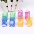 Andiker 24pcs Cat Spring Toy, Colorful Spiral Springs, Interactive Durable Plastic Toys for Indoor Cats