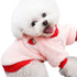 Puppy Dog Clothes Winter Sweater in Medium Strawberry, Flannel Velvet Pet Cat Cute Fruit Fleece for Small Dogs