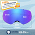 Kids Ski Goggles, Snow Ski Goggles for Youth Teens Boys and Girls, Ages 5-14