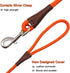 MayPaw 4 FT/6 FT/8 FT/10 FT Dog Leash, Classic Solid Colors, Strong Nylon Rope Reinforced with Leather, Heavy Duty