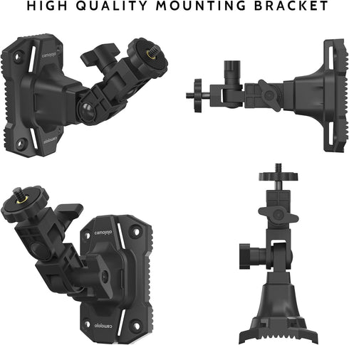 Trail Cameras Mounting Bracket with 360° Rotating Adjustable Holder for Outdoor Hunting Gear, Game Camera Kit