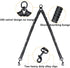Double Dog Leashes Rope, Reflective Leash with Two Shock Absorbing Bungee Training Leashes for Two Dogs