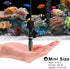 PULACO 25W Small Aquarium Submersible Betta Heater with Free Thermometer Strip for Under 6 Gallon Tanks