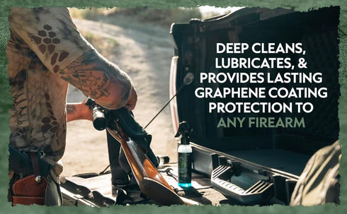 2 Riptide Armory Advanced Gun Cleaner & CLP+ Graphene Step Kit - Clean, Lube, Protect Long-Lasting Formula - Nano Coat