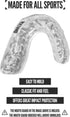 Nxtrnd Classic Mouth Guard 2 Pack for All Sports (Transparent)