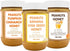 Pumpkin Pup + Ruff Ruff Raw + Barkin Banana Buddy BUDDER - 100% Natural Dog Peanut Butter Treats Set of 3