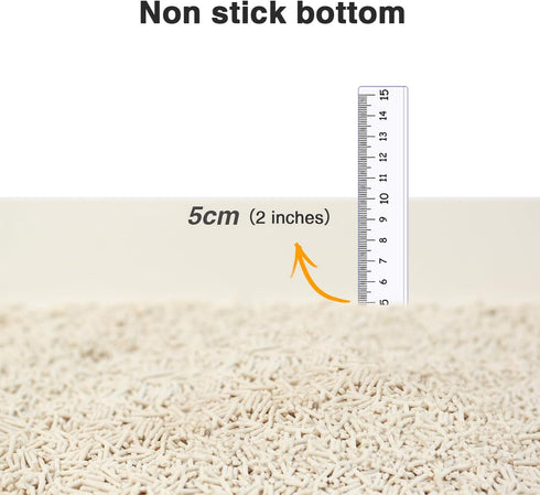 Cat Litter 24LB/4 Packs, Dust-Free Clumping Tofu Cat Litter, Quickly Absorb Odors, Pure Natural Cat Tofu Litter