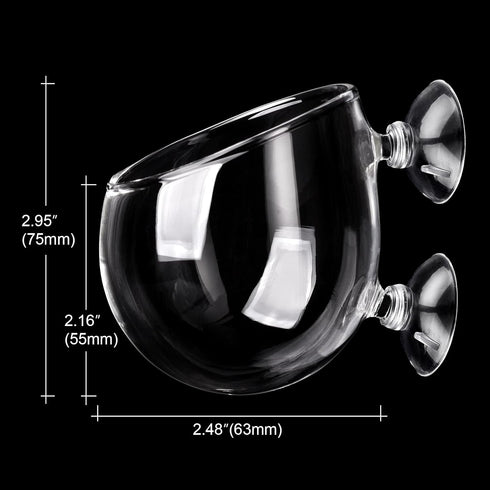 WEAVERBIRD Aquarium Plant Decoration with 2 Suction Cups for Fish Tank, Glass