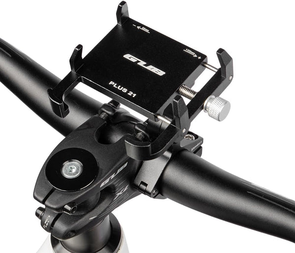 GUB PLUS21 Waterproof Phone Holder for Bicycle Motorcycle, One Key Adjust Aluminum Bike Handlebar Mount Mobile Phone