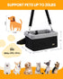 Dog Car Seats for Small Dogs, Upgrade Booster Seat with Metal Frame for Pets up to 20lbs