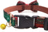 KUDES 2 Pack Christmas Snowflake Dog Collars, Breakaway with Bow Tie and Bells for Small/Medium/Large Pets, Red & Green