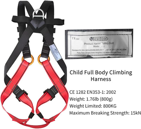 NewDoar Climbing Harness CE Certification Rock Climbing Rappelling Equipment Body Guard Protect