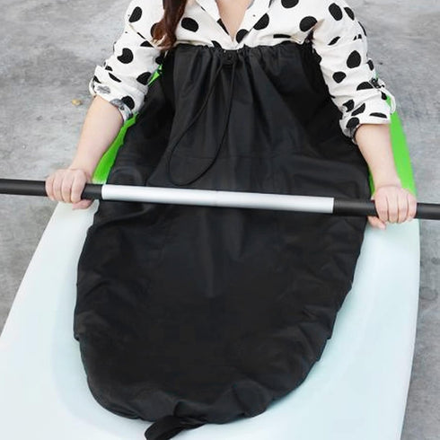 Zerone Universal Kayak Spray Skirt, Adjustable Nylon Cover for Water Sports