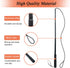 Flirt Pole for Dog - Interactive Chase and Tug of War Teaser Wand with 3 Fleece Rope Toy for Small Medium Large Dogs