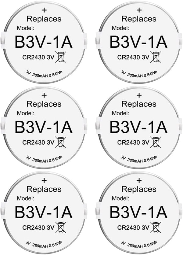 Abeden B3V 1A Lithium Replacement Batteries, 6 Pack for High Tech Pet Electronic Collar Model MS-4, MS-5