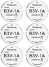 Abeden B3V 1A Lithium Replacement Batteries, 6 Pack for High Tech Pet Electronic Collar Model MS-4, MS-5