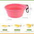 Dog Bowl Travel Collapsible Bowls, 2 Pack, Portable Foldable Water Dish for Cats and Dogs