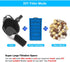 DaToo Aquarium Power Filter, Ultra Silent Small Fish Tank Filter 5W for 10 to 20 Gallon Tanks