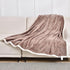 Qeils Dog Blankets for Small Dogs - Waterproof Cat Blanket Washable - Sherpa Fleece Puppy Blanket, Soft Plush Reversible Throw Protector for Bed Couch Car Sofa, 30"X40", Taupe by Qeils