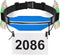 RJ-Sport Triathlon Belt with Pouch - Race Number Bib Holder with 6