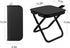 2 Pack 13 inch Folding Stool Portable Camping Chairs with Carry Bag for Outdoor Mountaineering Fishing Hiking Hunting