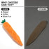 Generic Squeaky Carrot Dog Toy for Aggressive Chewers, Durable Chew Toy for Puppies Small Medium Large Dogs