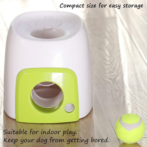 Occupiedpet Dog Tennis Ball Treat Toy, Interactive Food Reward Ball for Dogs, Non-Toxic Self-Play Chew Toy for Boredom