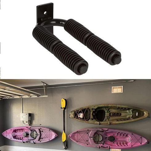 Sports Kayak Paddle Rack, Wall Mount Storage for Canoe, Paddle Board, Kayak Paddles, Oar Hangers