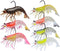 Lagnlnaoy 7Pcs Lifelike Artificial Shrimp Lure - 4.13 Inch / 0.42 Oz Soft