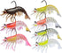 Lagnlnaoy 7Pcs Lifelike Artificial Shrimp Lure - 4.13 Inch / 0.42 Oz Soft