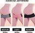 Oylyoyea Set Set, Pilates Home Pilates Equipment for Women Kit with Magic Circle Pilates Ring and Ball Resistance Bands