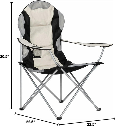 GLUMPGR Backpacking 6.6lbs/Support 300lbs/Storage Outdoor Folding Camping Chairs Small Beach Chair Patio and Lawn