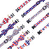 American Flag Dog Collar with Removable Bow Tie - Adjustable Patriotic 4th of July Pet Collar for Small Dogs
