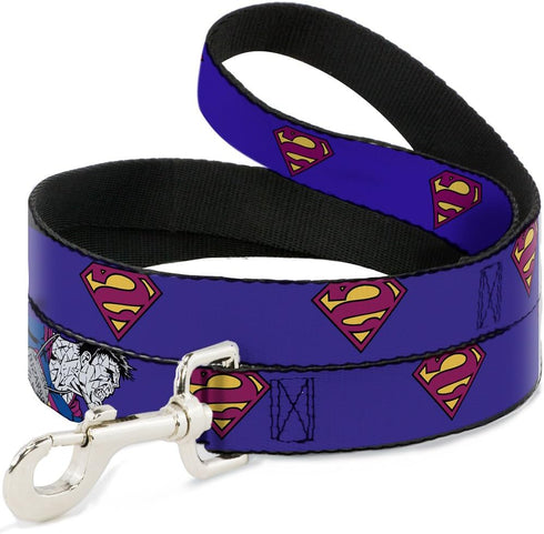 Buckle-Down Dog Leash, Bizzaro Logo Pose, 6 Feet Long, 1/2" Wide, Available in Different Lengths for Small Medium Large