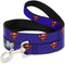 Buckle-Down Dog Leash, Bizzaro Logo Pose, 6 Feet Long, 1/2" Wide, Available in Different Lengths for Small Medium Large