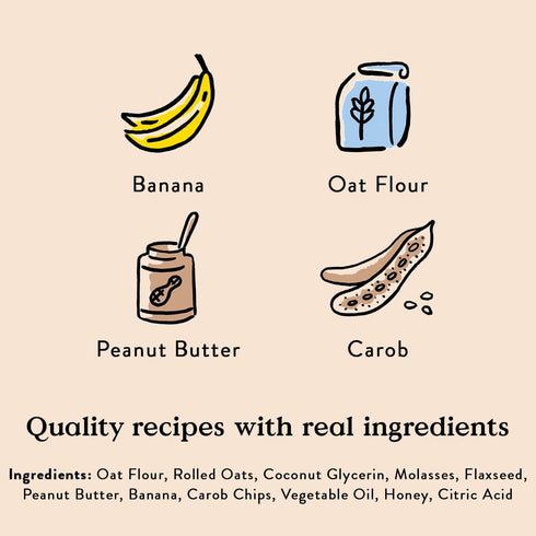 Bocce's Bakery All-Natural Nutcracker Crunch Dog Treats, Wheat-Free, Limited-Ingredient, 6 oz