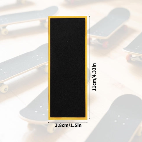 Sinbana 60pcs 11x3.8cm/4.33x1.5in Fingerboard Grip Tapes, Strong Adhesive Anti Slip Stickers PET Backing Foam Tape