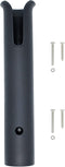 Fishing Rod Holder Rack, Wall Mounted Tubes Links, 1-Pole-Black