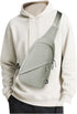 Backpack Backpack SEAFEW Small Green Sling Bag Crossbody Shoulder Bag for Men Women, Multipurpose Anti-Theft Cross Body