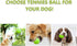 BESTHLS 16 Pack Pet Ball for Dog Small 2inch Tennis Balls for Tiny Small Dogs, Fetching Exercise & Training